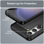 Techsuit - Carbon Silicone - Samsung Galaxy S24 FE - Black – Image 2