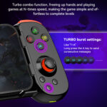 Techsuit - Wireless Controller (D6 DP) - for Phones, Bluetooth, 400mAh - Black – Image 4