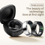 Techsuit - Premium Smart Ring (R6) - Heart Rate/Sleep/Fitness/Stress Monitor, Weight Management, IP68, Size 59.37mm - Black – Image 4