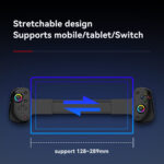 Techsuit - Wireless Controller (BSP-D8 Pro) - for Phones, Tablets (Android, iOS, PS4), Bluetooth, RGB Lights, 400mAh - White – Image 7