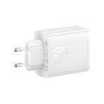 Baseus - Wall Charger Cube Pro (P10152301213-00) - Fast Charger, 2x Type-C, USB, 65W - White – Image 4