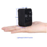 Techsuit - Travel Adapter (HHT202) - 2 x USB, EU, UK, AUS, US - Black – Image 6