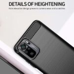Techsuit - Carbon Silicone - Xiaomi Redmi Note 10 4G / Note 10S / Poco M5s - Black – Image 5