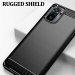 Techsuit - Carbon Silicone - Xiaomi Redmi Note 10 4G / Note 10S / Poco M5s - Black – Image 7