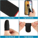 Techsuit - Mobile Gaming Finger Sleeve (FS1-04) - for Peaceful Elite, King of Glory, Call of Duty - Yellow – Image 2