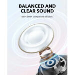Anker - Wireless Earbuds SoundCore A30i (A3958G21) - Bluetooth 5.4, Noise Cancelling, IP54, with Microphone - White – Image 4