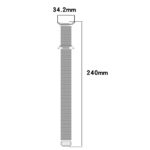 Techsuit - Watchband (W009) - Samsung Galaxy Watch Ultra 47mm - Natural Titanium – Image 4