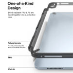 Ringke - Fusion - iPad Air 4 (2020) / Air 5 (2022) / Air 11 (2024) - Smoke Black – Image 7