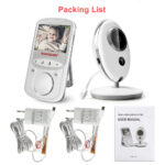 Techsuit - Baby Monitor (VB605) - Wireless 2.4Ghz, Automatic Recording, Temperature Monitoring, Two-way Talk, 360 - White – Image 6
