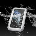 Techsuit - Phone Holder (LC-888) - Wall Box Case, Anti-Fog, with Adhesive Hooks, Waterproof - White / Gray – Image 6