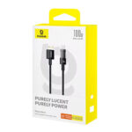 Baseus - Data Cable Gem (P10373002111-01) - USB to Type-C, Super Fast Charging 100W, 2m - Cluster Black – Image 7