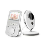 Techsuit - Baby Monitor (VB605) - Wireless 2.4Ghz, Automatic Recording, Temperature Monitoring, Two-way Talk, 360 - White