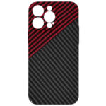 Techsuit - Carbonite FiberShell - iPhone 14 Pro Max - Red Vortex – Image 4