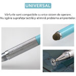 Techsuit - Stylus Pen (JC03) - Aluminum Alloy, Android, iOS, Microsoft - White – Image 6