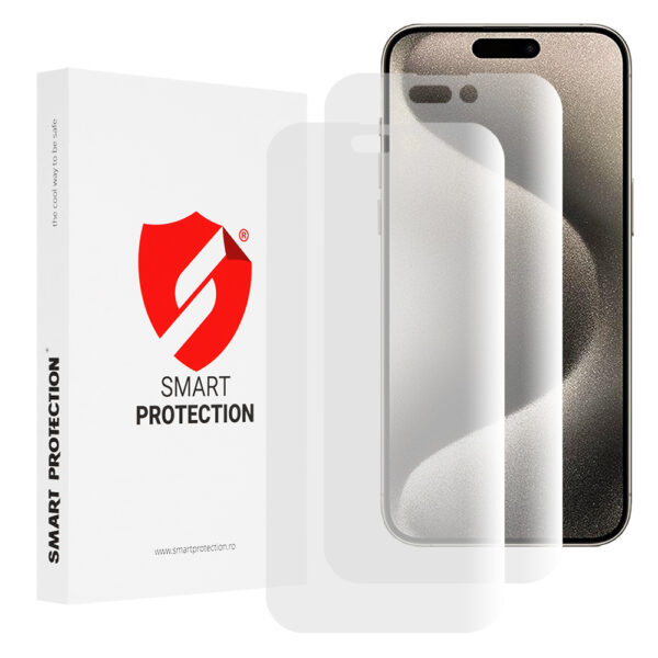 Smart Protection - Premium Classic (2 pack) - iPhone 15 Pro Max - Clear