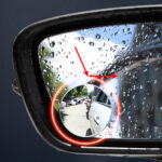 Techsuit - Blind Spot Car Mirror (2 pack) - Fullview, Round Form with Waterproof Adhesive - Black – Image 6