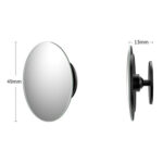 Techsuit - Blind Spot Car Mirror (2 pack) - Fullview, Round Form with Waterproof Adhesive - Black – Image 7