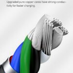 Baseus - Data Cable Cafule Series Metal (CALJK-B01) - USB to Lightning 2.4A, 2m - Black – Image 8