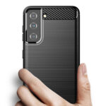 Techsuit - Carbon Silicone - Samsung Galaxy S21 Plus 5G - Black – Image 3