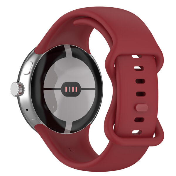 Techsuit - Watchband (W031) - Google Pixel Watch / Watch 2 / Watch 3 41mm - Bordeaux