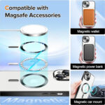 Techsuit - Luxury Crystal MagSafe - iPhone 16 Plus - Gold – Image 4