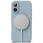 Ringke - Silicone Magnetic MagSafe - iPhone 16 - Blue – Image 3