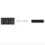 Ugreen - Cable Organizer (30819) - Protection Tube DIA, 25mm Wide, 3m Length - Black – Image 9