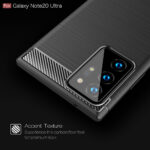 Techsuit - Carbon Silicone - Samsung Galaxy Note 20 Ultra / Note 20 Ultra 5G - Black – Image 3