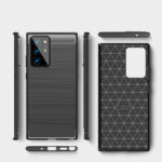 Techsuit - Carbon Silicone - Samsung Galaxy Note 20 Ultra / Note 20 Ultra 5G - Black – Image 4