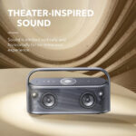 Anker - Wireless Speaker SoundCore Motion X600 (A3130011) - Hi-Res Sound, Waterproof IPX7, 50W - Black – Image 2