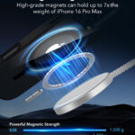 ESR - Classic Hybrid HaloLock - iPhone 16 Pro Max - Clear Black – Image 3