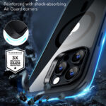 ESR - Classic Hybrid HaloLock - iPhone 16 Pro Max - Clear Black – Image 8