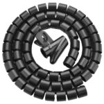Ugreen - Cable Organizer (30818) - Protection Tube DIA, 25mm Wide, 1.5m Length - Black