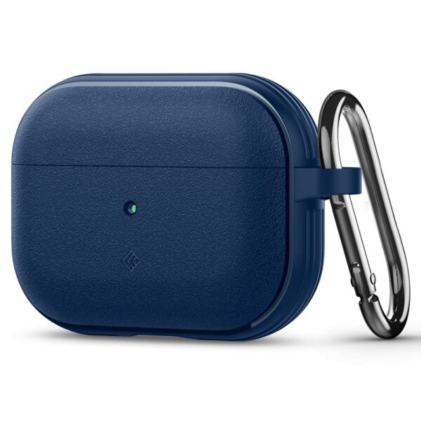 Spigen - Protection Case Caseology Vault - for Apple AirPods Pro 1 / 2, Air Space Technology, Aluminum Holder - Navy Blue
