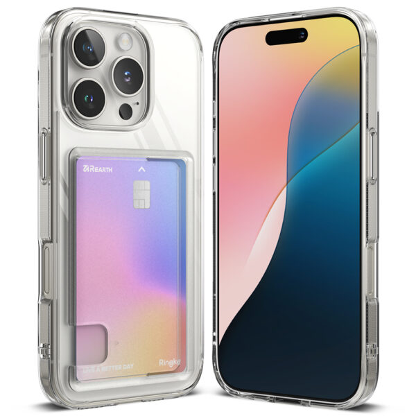 Ringke - Fusion Card - iPhone 16 Pro - Clear