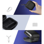 Ugreen - Headset Storage Bag (40816) - with Zipped Mesh Pocket, Soft Inner Layers - Black – Image 6