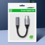 Ugreen - Audio Cable Adapter (30632) - Type-C to Jack 3.5mm, 10cm - Gray – Image 11