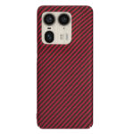 Techsuit - Carbonite FiberShell - Motorola Edge 50 Ultra - Red – Image 3