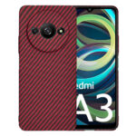 Techsuit - Carbonite FiberShell - Xiaomi Redmi A3 / Redmi A3x - Red