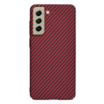 Techsuit - Carbonite FiberShell - Samsung Galaxy S21 FE 5G - Red – Image 3