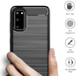 Techsuit - Carbon Silicone - Samsung Galaxy S20 4G / S20 5G - Black – Image 6
