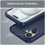 Techsuit - Carbon Silicone - iPhone 16 Plus - Blue – Image 2