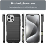 Techsuit - Carbon Silicone - iPhone 16 Pro Max - Black – Image 6