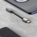 Baseus - Audio Cable Adapter L54 (CATL54-0G/A10229600117-Z1) - Type-C to Jack 3.5mm, DAC Chip Converter - Deep Gray – Image 5