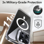 ESR - Classic Hybrid HaloLock Kickstand - iPhone 16 Pro - Frosted Black – Image 5