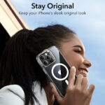 ESR - Classic Hybrid HaloLock Kickstand - iPhone 16 Pro - Frosted Black – Image 2