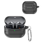 Techsuit - CarbonFiber - for Samsung Galaxy Buds 3 / 3 Pro - Black – Image 3