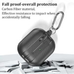 Techsuit - CarbonFiber - for Samsung Galaxy Buds 3 / 3 Pro - Black – Image 4