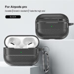 Techsuit - CarbonFiber - for Apple AirPods Pro 1 / 2 - Black – Image 2