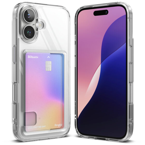 Ringke - Fusion Card - iPhone 16 Plus - Clear
